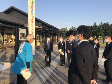 セデッテかしまを訪れている講義の参加者