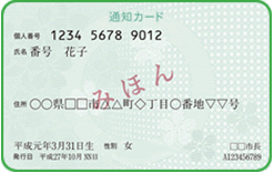 通知カード
