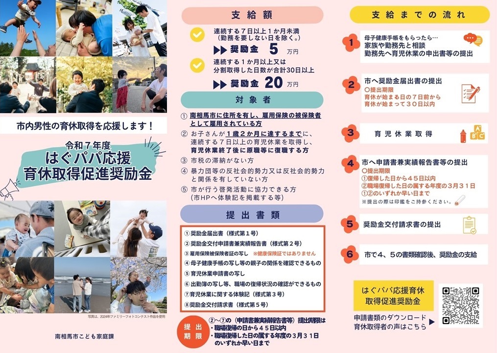 令和7年度はぐパパ育休取得促進奨励金