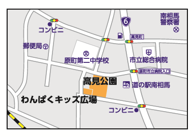 わんぱくキッズ広場周辺地図の画像
