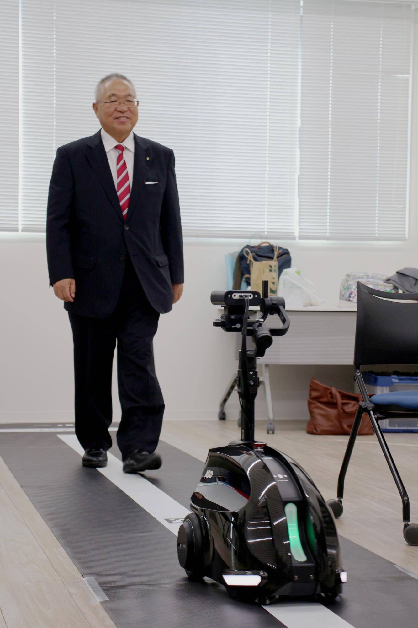 実証の様子