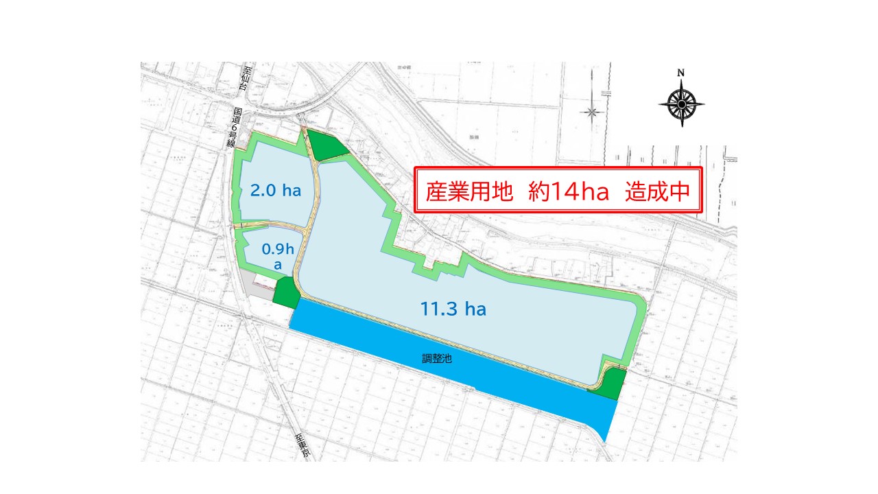 小高復興産業団地(フロンティアパーク)図面