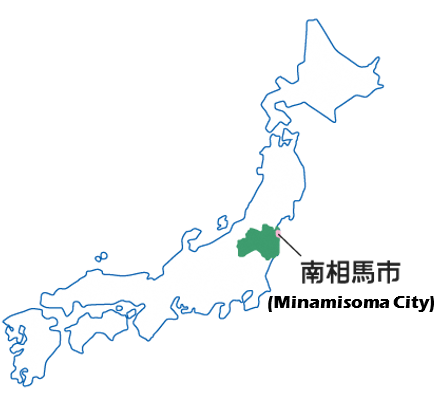 Map of Japan: Minamisoma