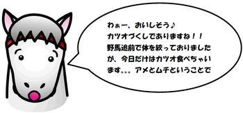 わぁー、おいしそう カツオづくしでありますね!!野馬追前で体を絞っておりましたが、今日だけはカツオ食べちゃいます…アメとムチということで