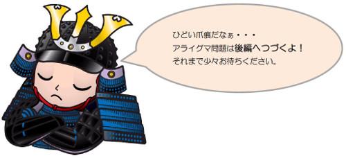 ひどい爪痕だなぁ・・・アライグマ問題は後編へつづくよ!それまで少々お待ちください。