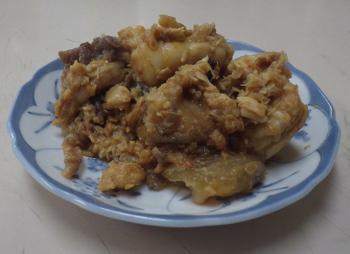 お皿に盛られた切干大根無しあんこうのとも和えの写真
