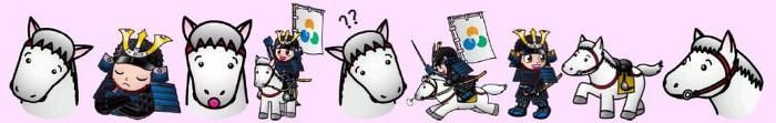 南相馬市のキャラクター郷くんとノマくんのイラスト