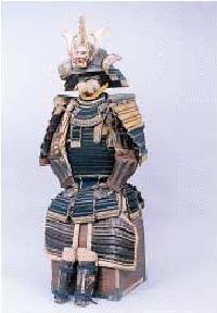 紺糸威二枚胴具足の写真