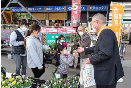 行政区加入促進街頭キャンペーン