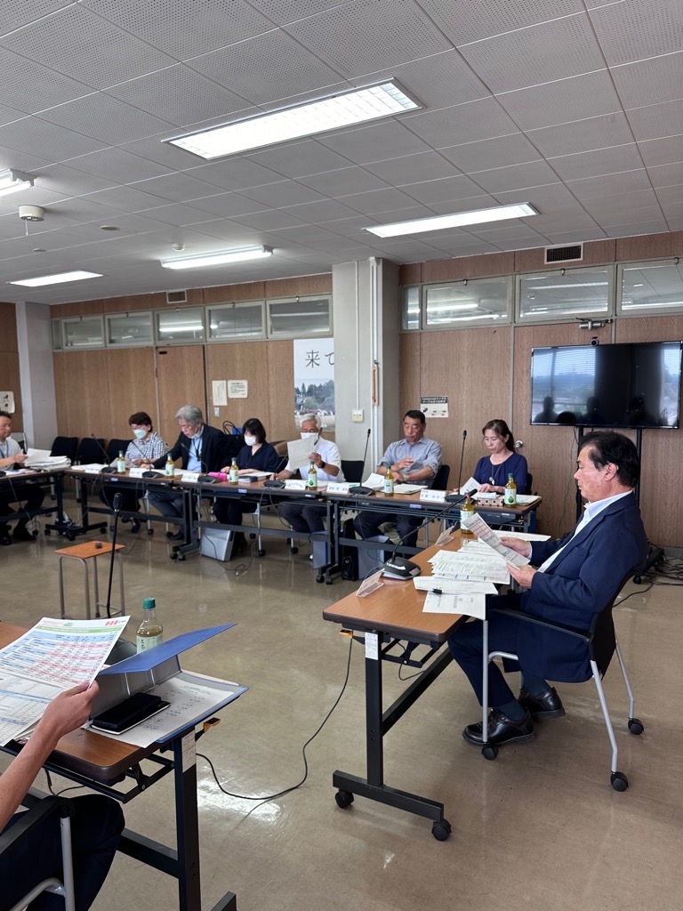 令和6年度 第3回原町区地域協議会の様子