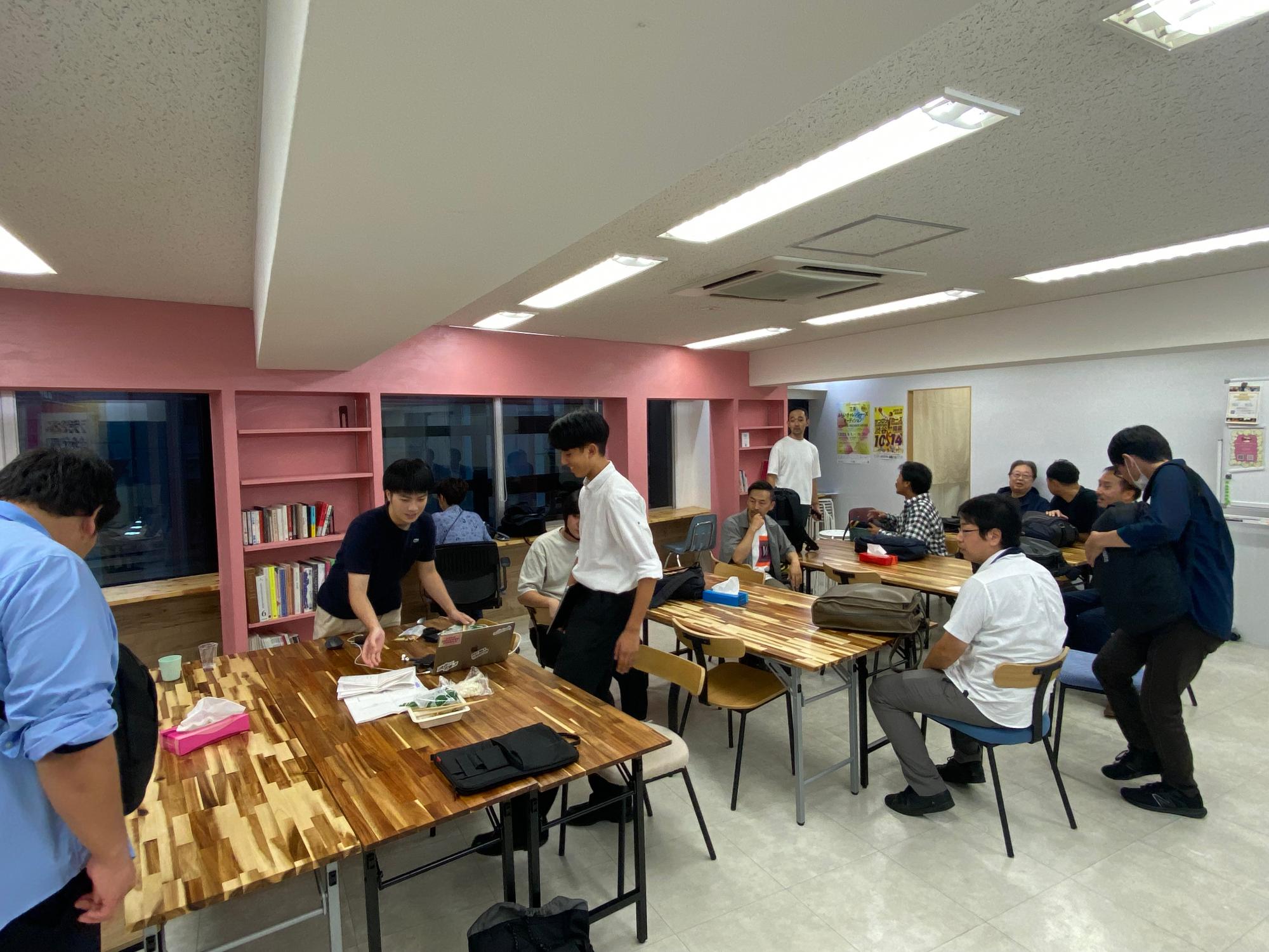 渋谷新聞の拠点地「Sponge(スポンジ)」の様子