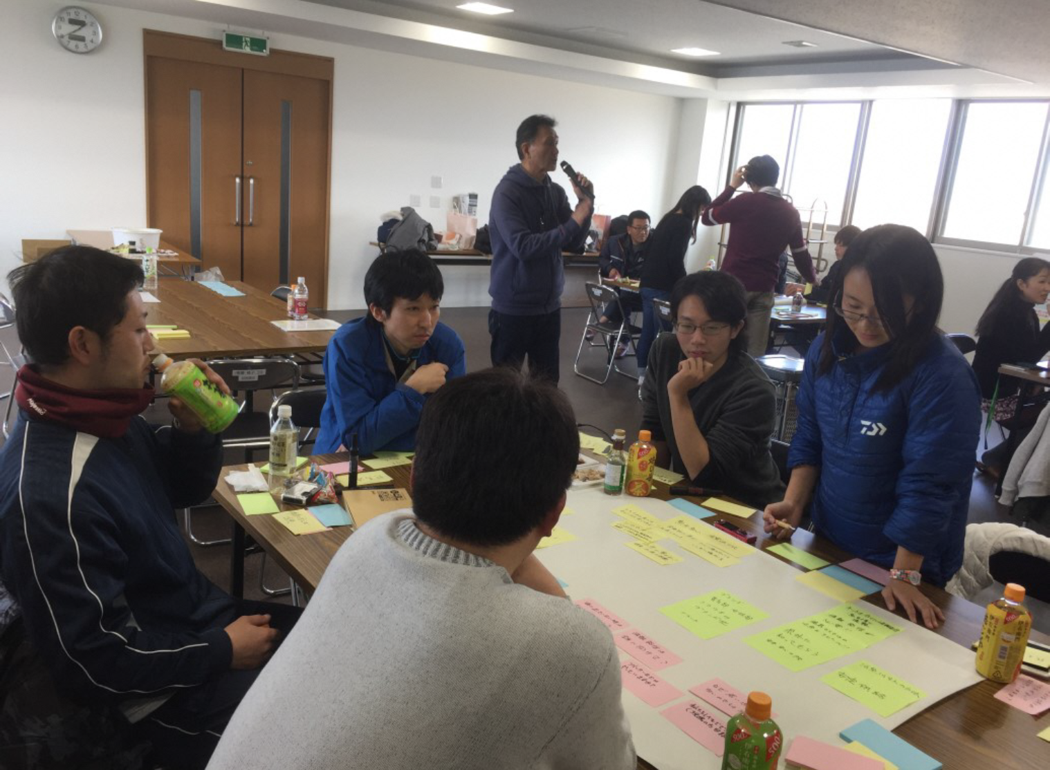 漁業者、漁業共同組合等との話し合いしている写真