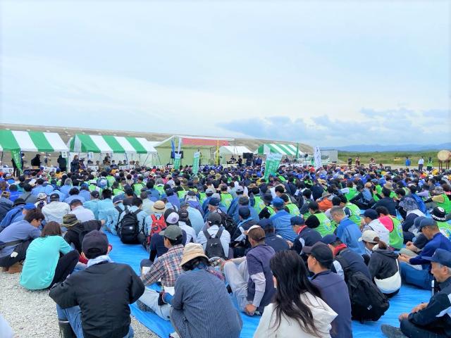植樹祭メイン会場の様子