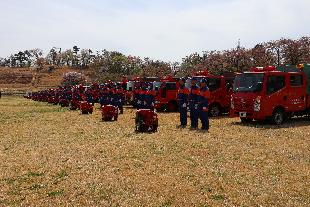 【令和8年4月19日】市消防団春季検閲式