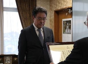 【令和7年12月17日】フレスコ株式会社からのふるさと納税に係る感謝状贈呈式