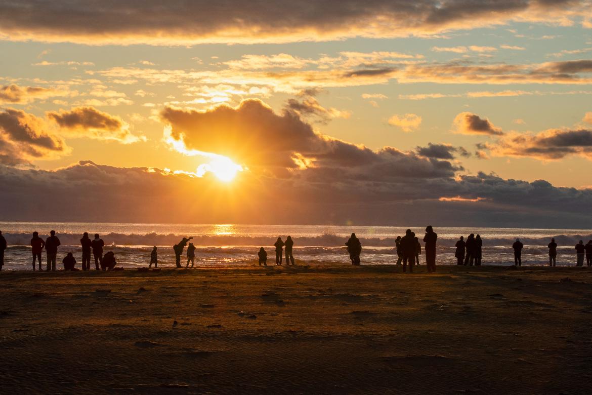 初日の出の写真