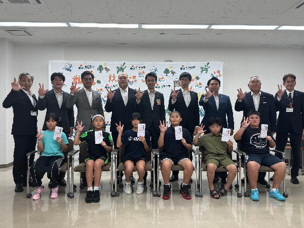 【令和8年7月27日】わんぱく相撲全国大会出場に係る市長面談