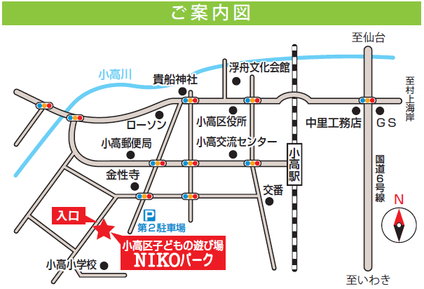 NIKOパークの地図
