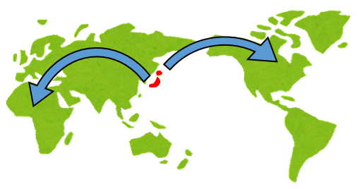 南相馬市から他の国にひっこすとき