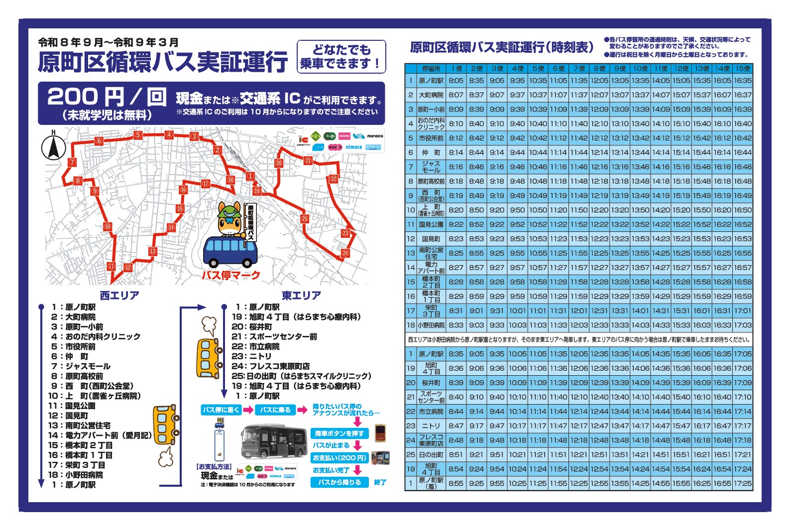 原町区循環バスチラシ