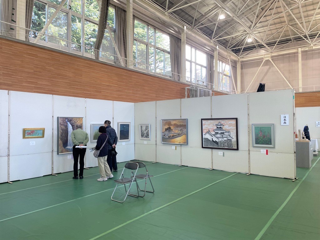 市美展会場の様子