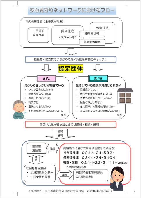 安心見守りネットワークフロー