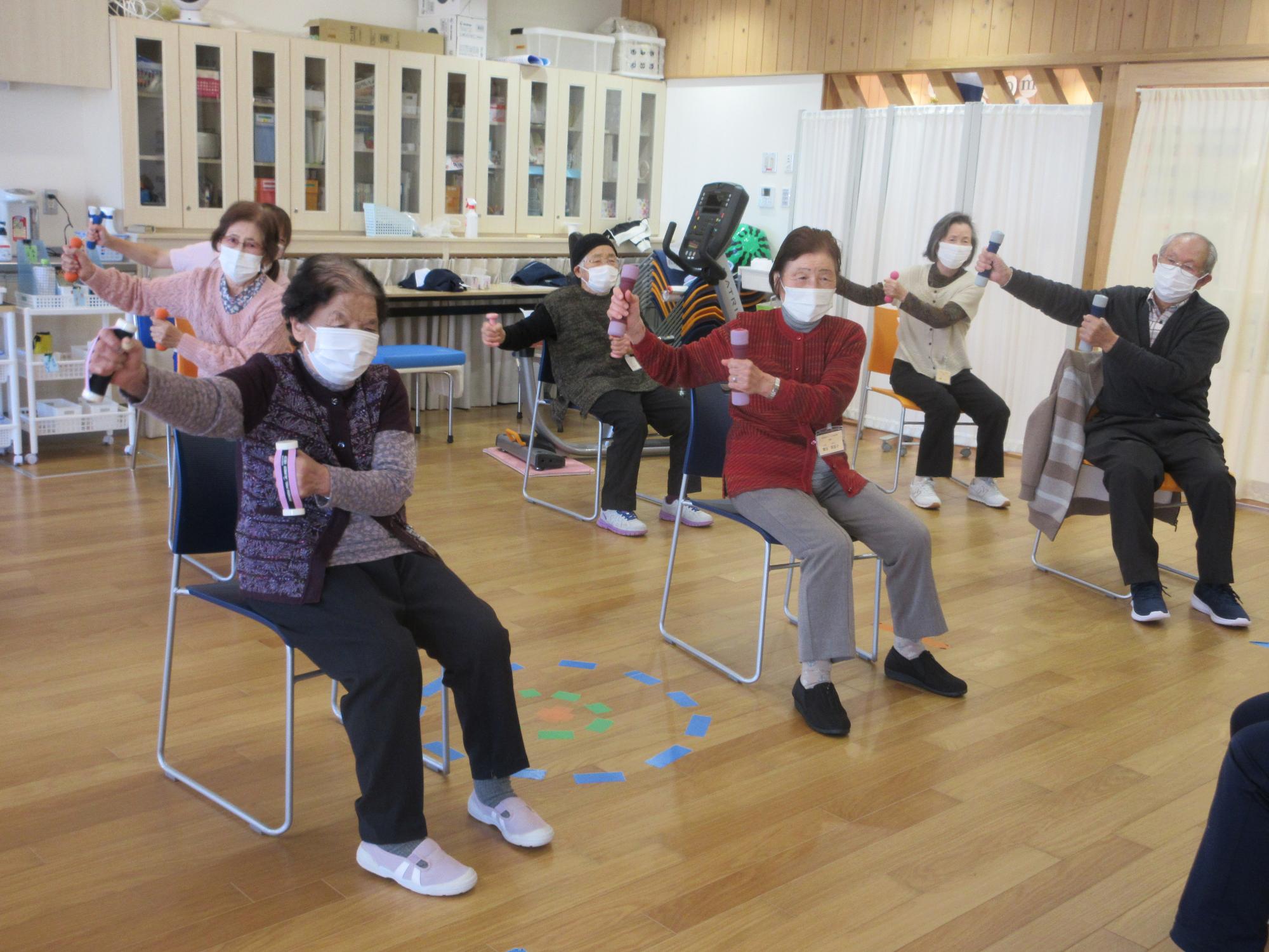 運動の様子