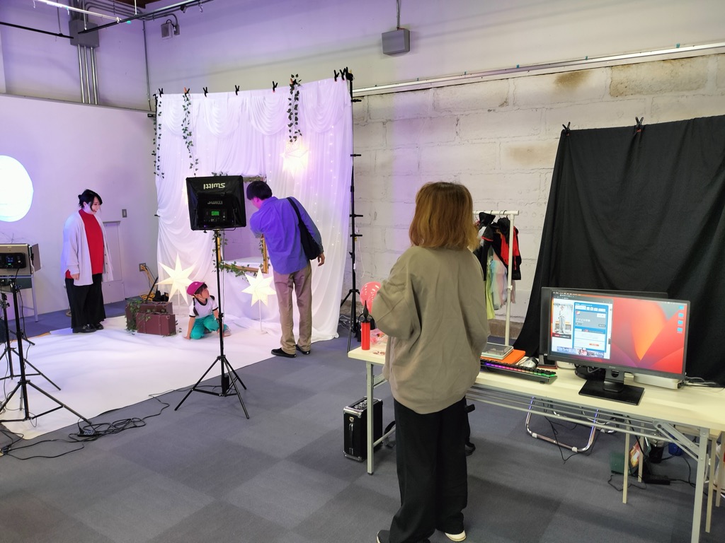 こども未来フェスティバルにおけるフォトブースの様子