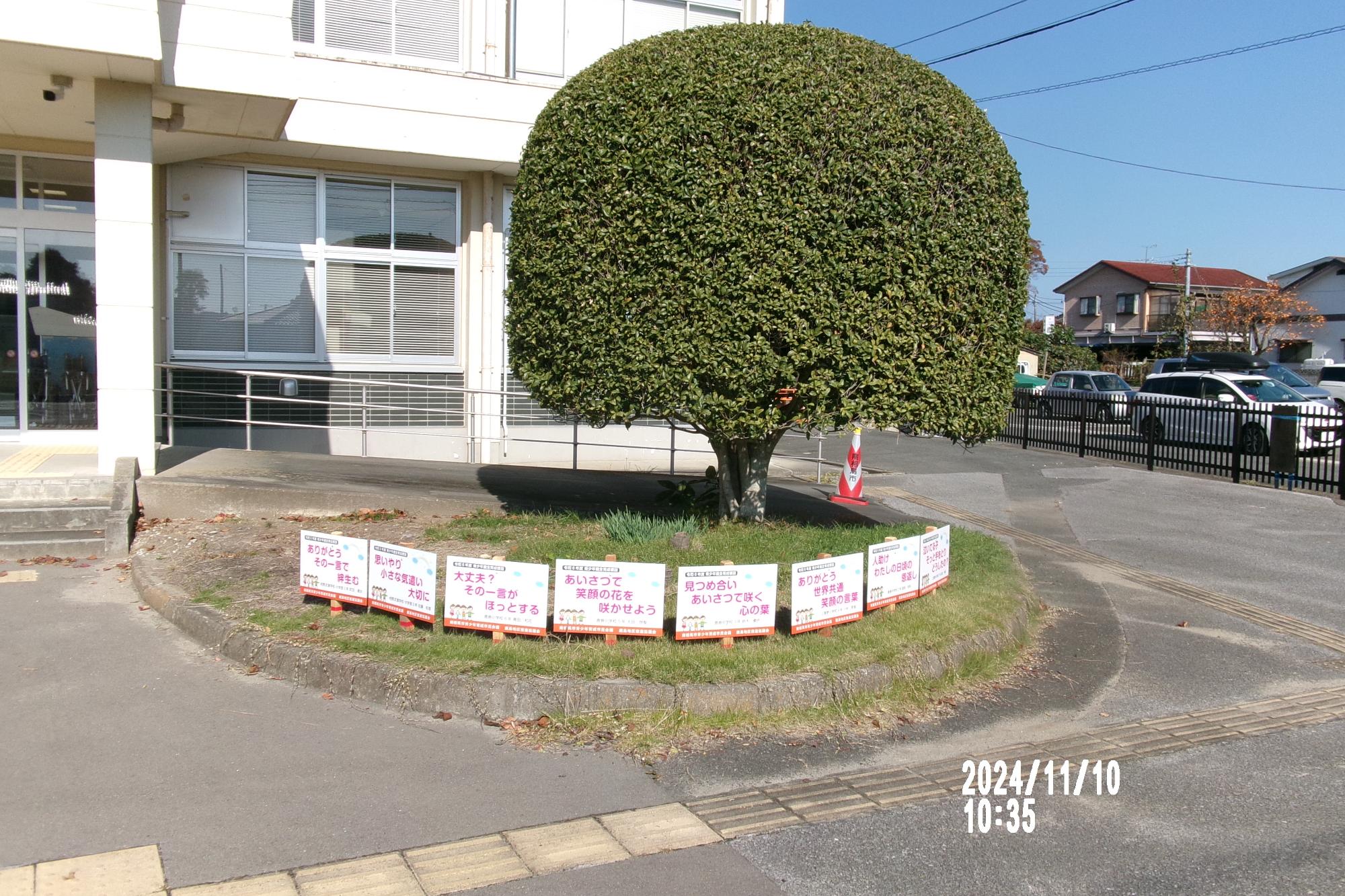 花植えのあとの様子