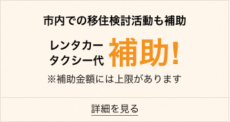 レンタカー・タクシー代全額補助