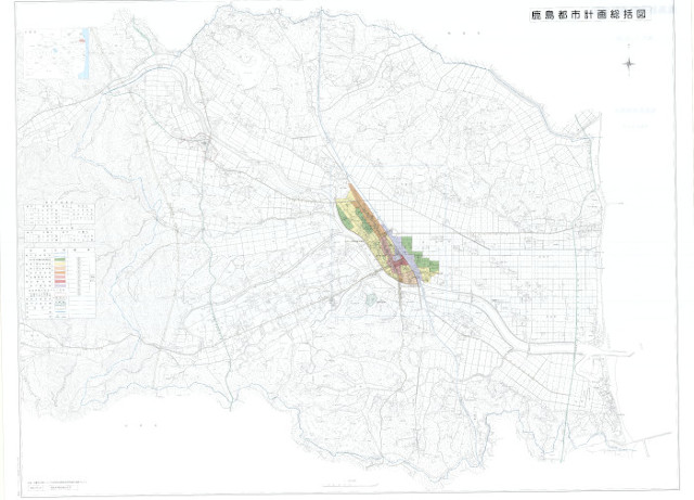 鹿島都市計画統括図のイラスト