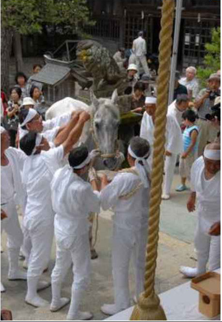 Nomakake - offering the horse to the temple
