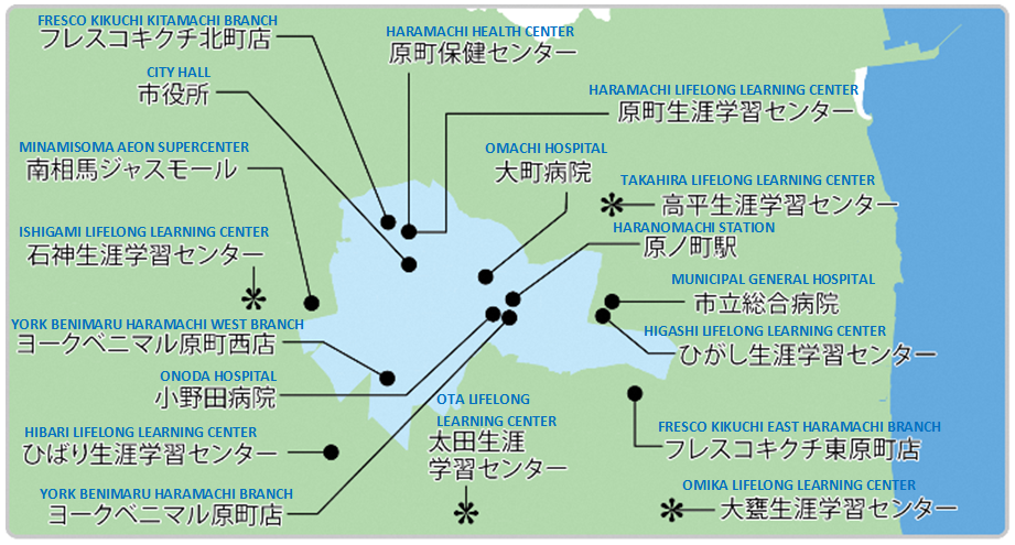 Haramachi's Minataku Map