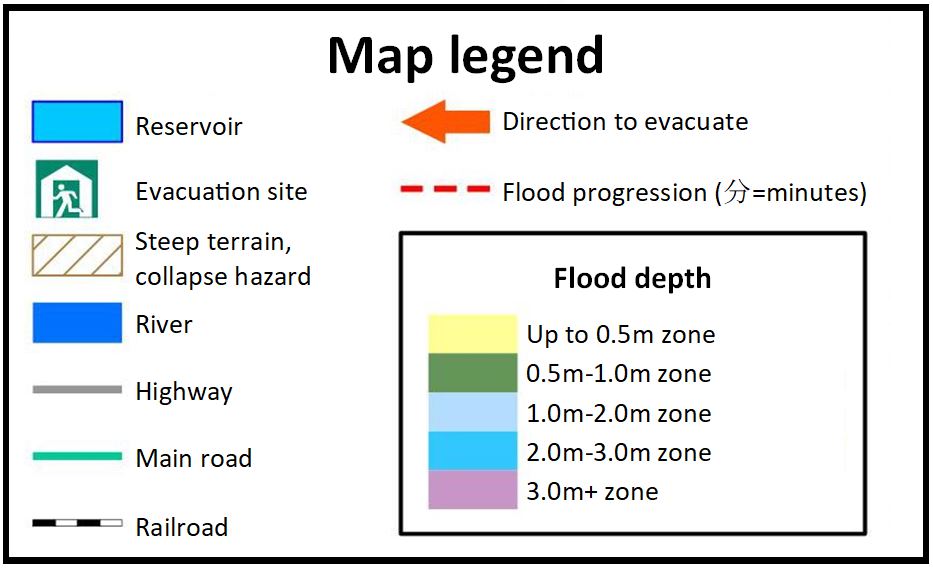 reservoir map legend