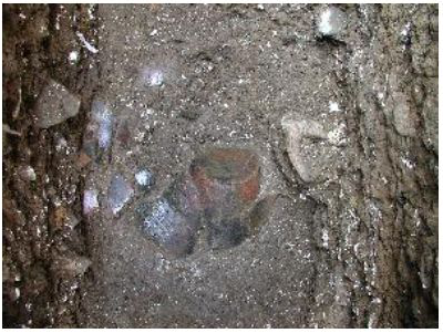 earthenware uncovered in the urajiri shell mound