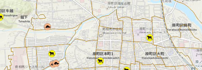 Example of the Wildlife Hazard Map