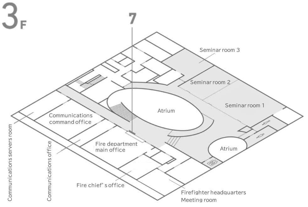 Floor map: 3rd floor