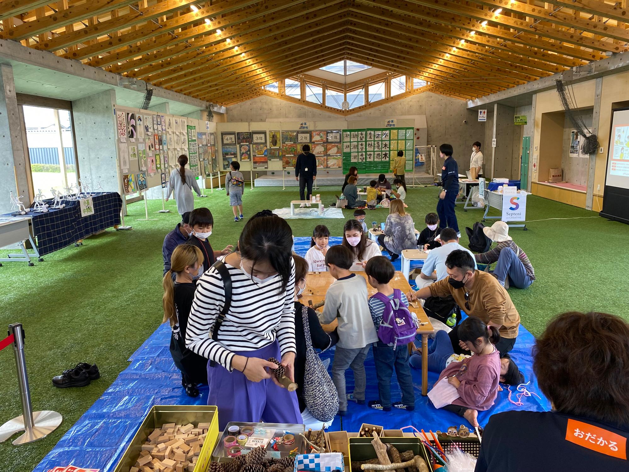 秋まつり 木工体験