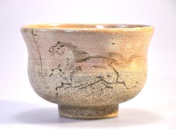 駒図茶碗