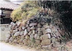 羽山岳の木戸跡の写真