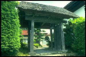 Temple gates