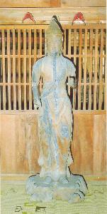 下岩崎の聖観音菩薩立像の写真