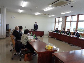 令和2年度 第4回原町区地域協議会の様子