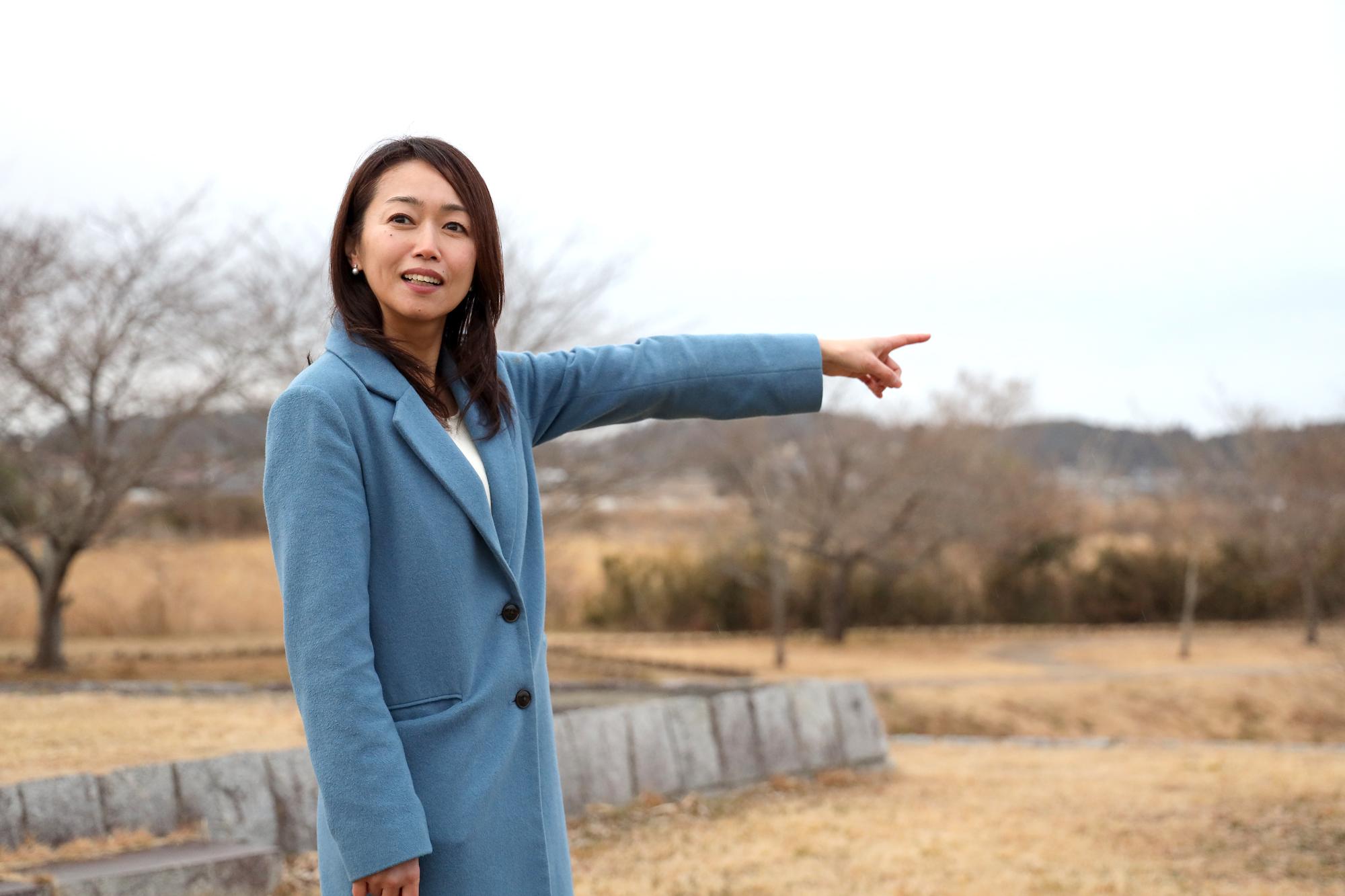 地域について話す新田さん