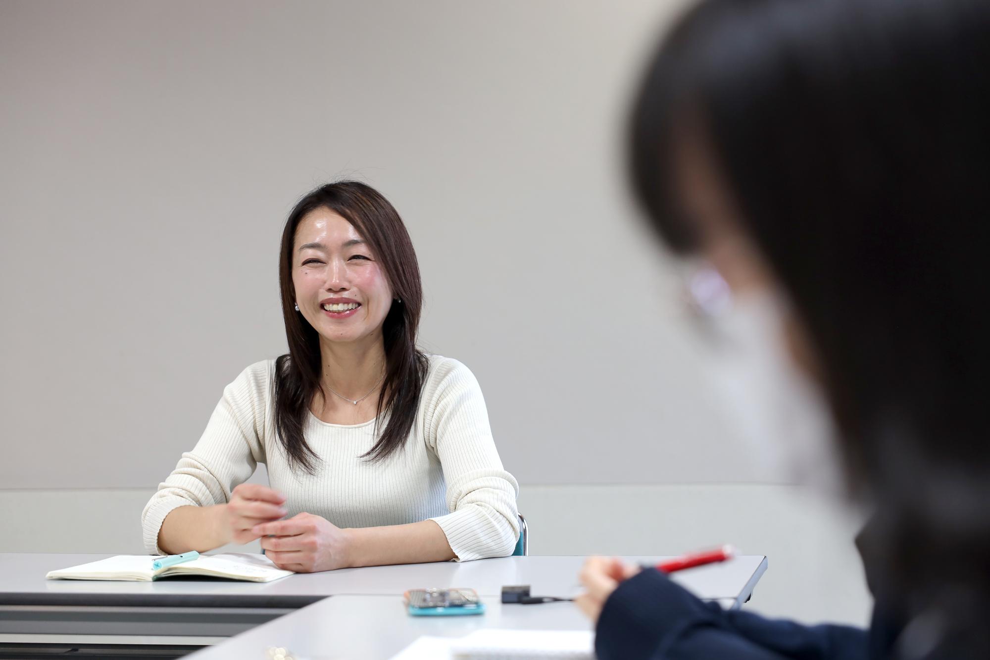 これからについて話す新田さん